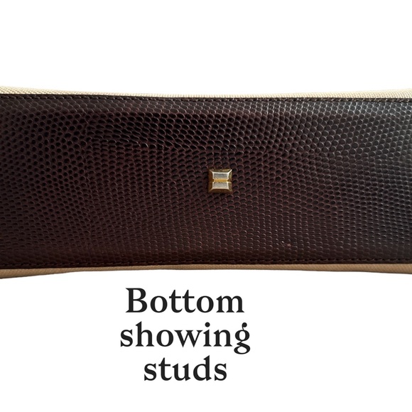 Escada Vintage shoulder bag in cavas and leather. NWOT. - Picture 8 of 13